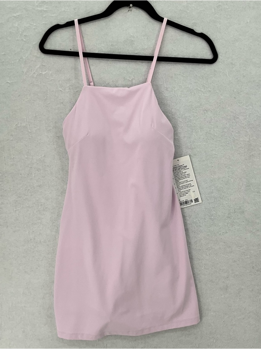 NWT Lululemon Align Side-Slit‎ Cami Strap Dress Pink Organza 4